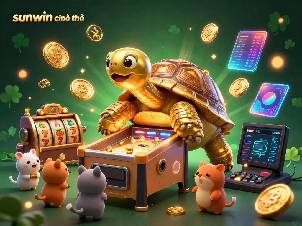 Experience sunwin chính thức with exciting gameplay and vibrant graphics in this colorful illustration.