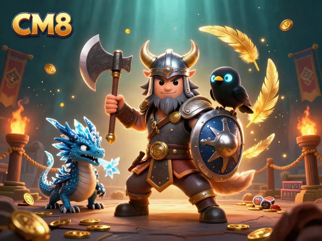 Engage in thrilling gaming at CM8 featuring epic characters and enchanted elements.