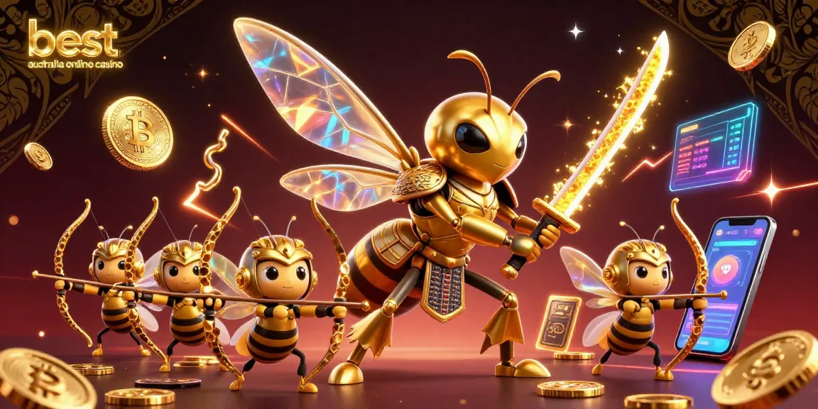 Experience the excitement of the best australia online casino with vibrant 3D characters and crypto elements.