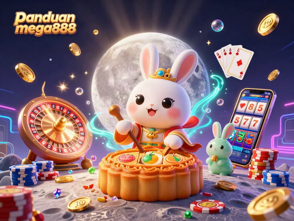 Engage in exciting gameplay with panduan mega888 featuring vibrant slot symbols and golden coins.